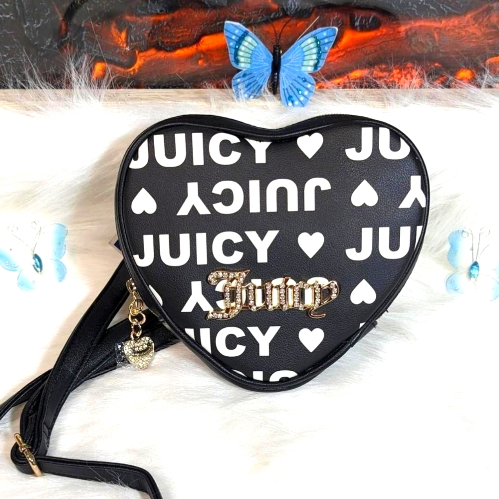 🖤 Juicy Couture Heart Crossbody Bag